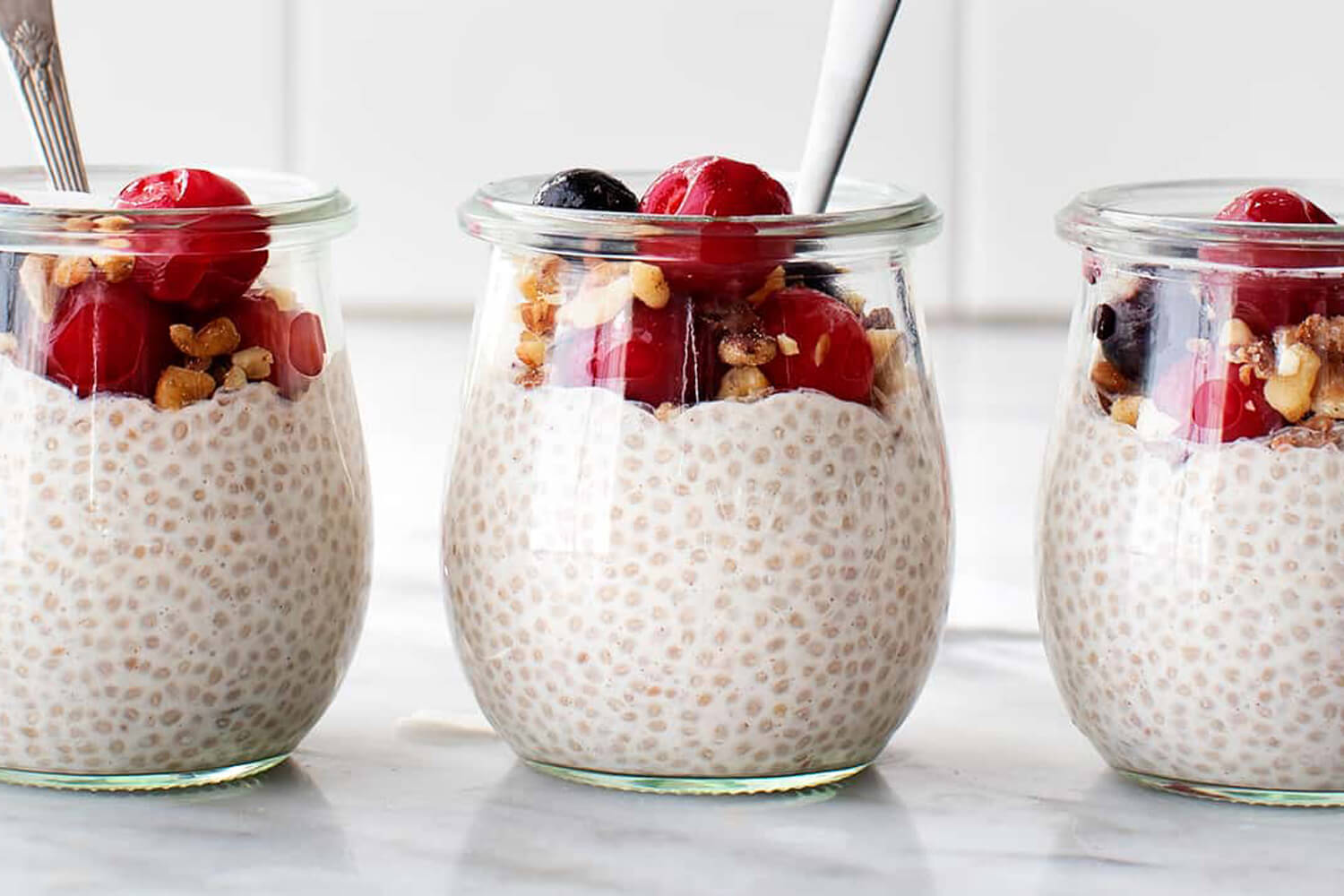 Kollajenli Chia Pudding Resmi